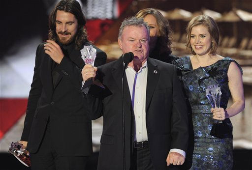 Emma Thomas, left, and Christopher Nolan pose...